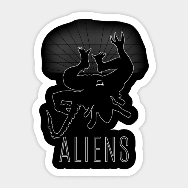 That's inside the room, Aliens Xenomorph Sticker by Alien Dropship